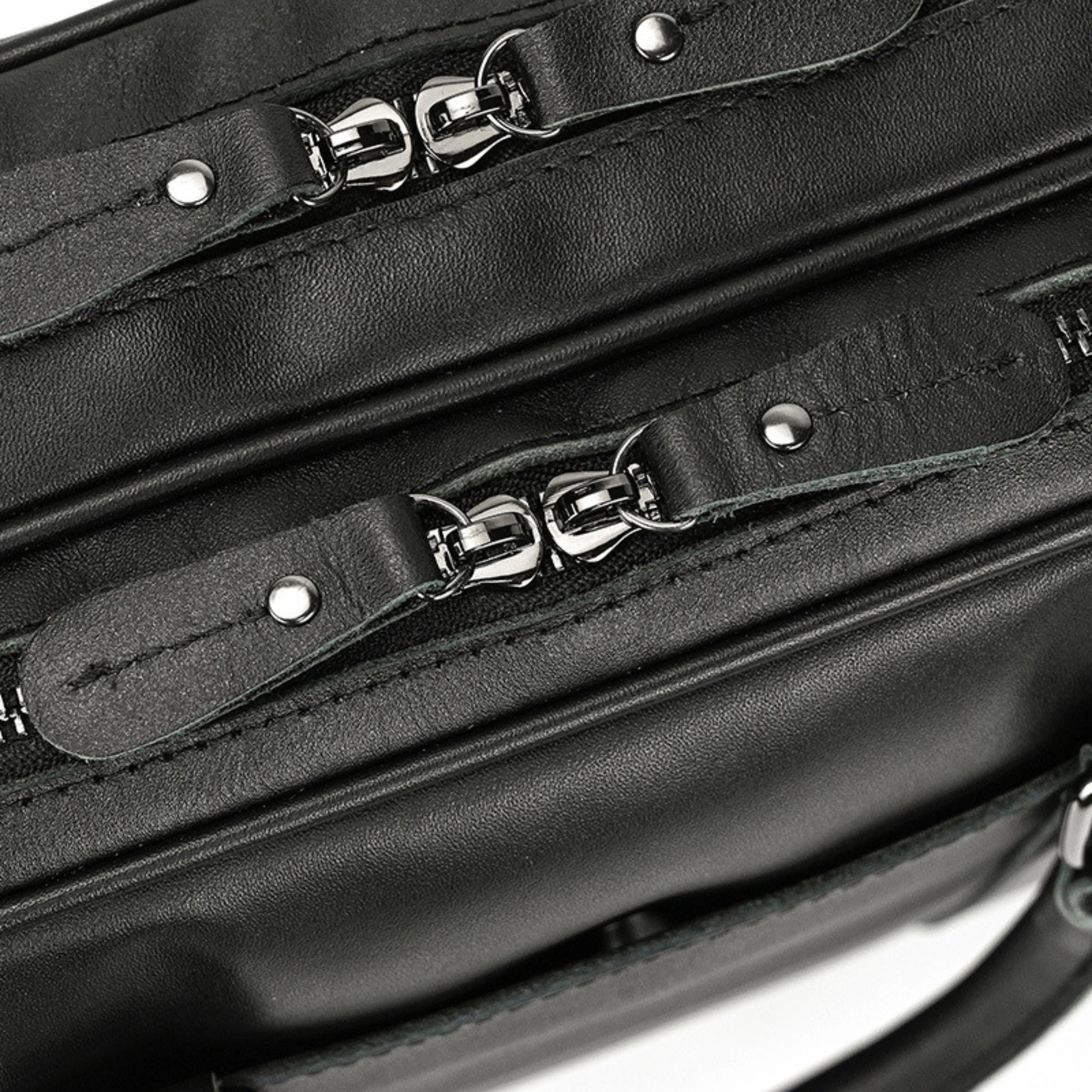 Leather Laptop Bag for Men - Mini - Isaacare