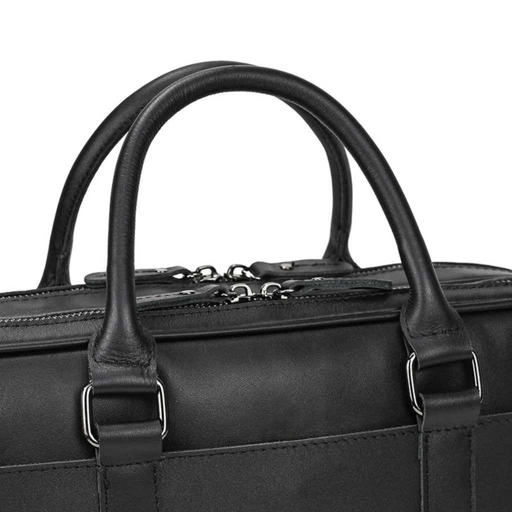Leather Laptop Bag for Men - Mini Isaacare