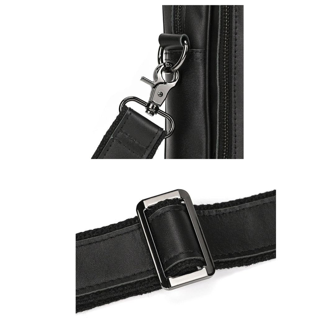 Leather Laptop Bag for Men - Mini Isaacare