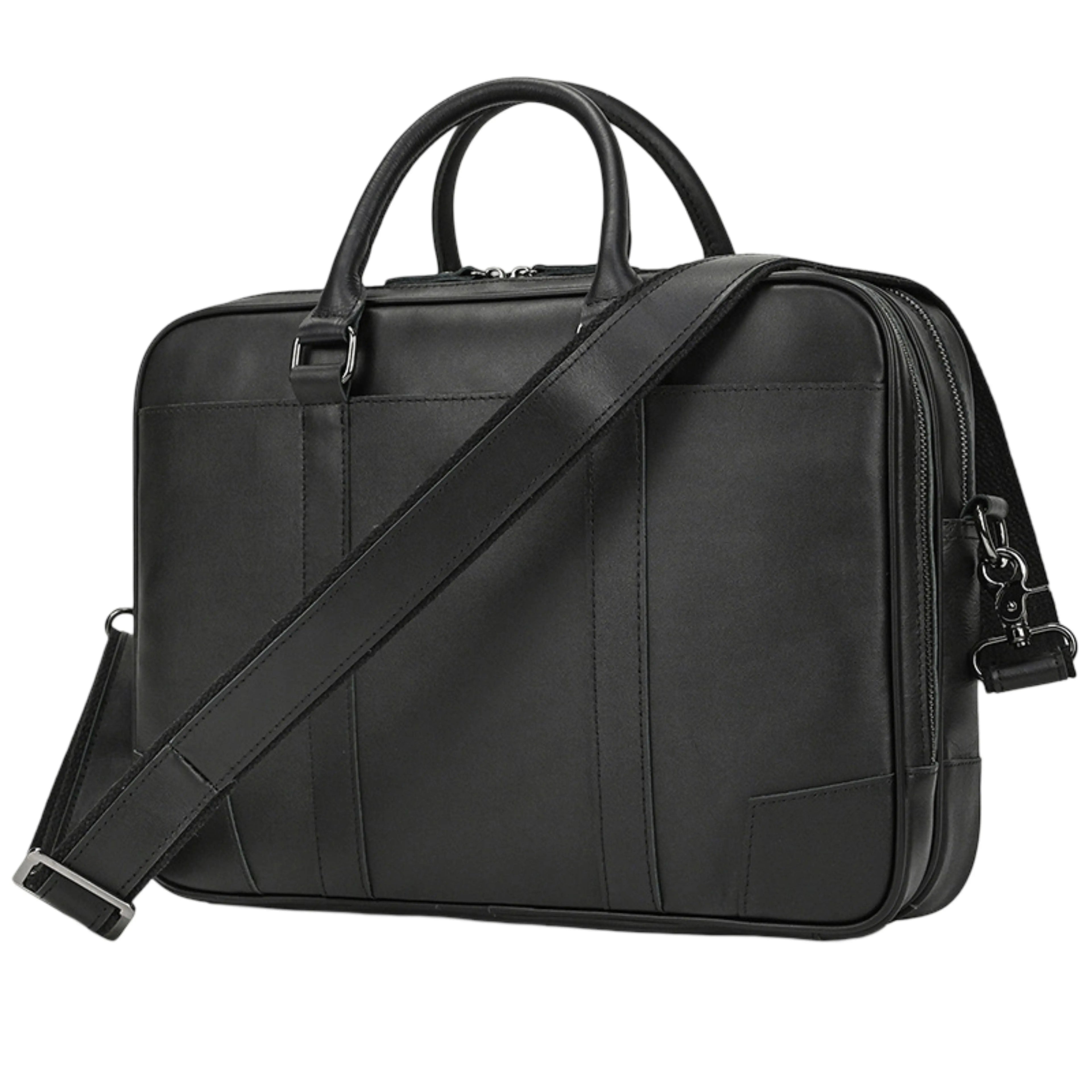 Leather Laptop Bag for Men - Mini - Isaacare