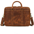 Leather Laptop Bag for Men - Mini Isaacare