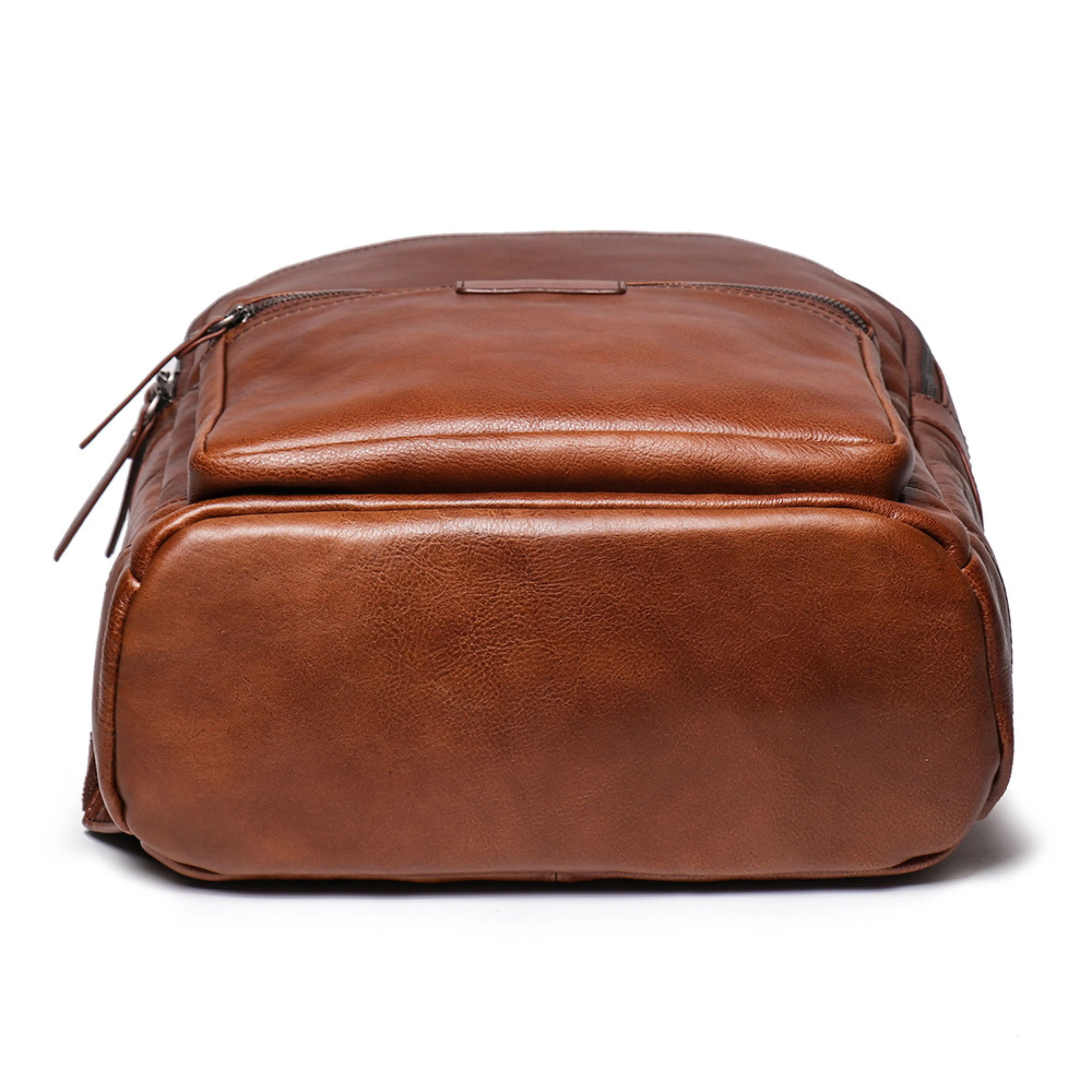 Genuine Leather Backpack for Men & Women | Vintage Full Grain Leather Rucksack | Travel Laptop Bag | Handmade Durable School Work Backpack - Isaacare