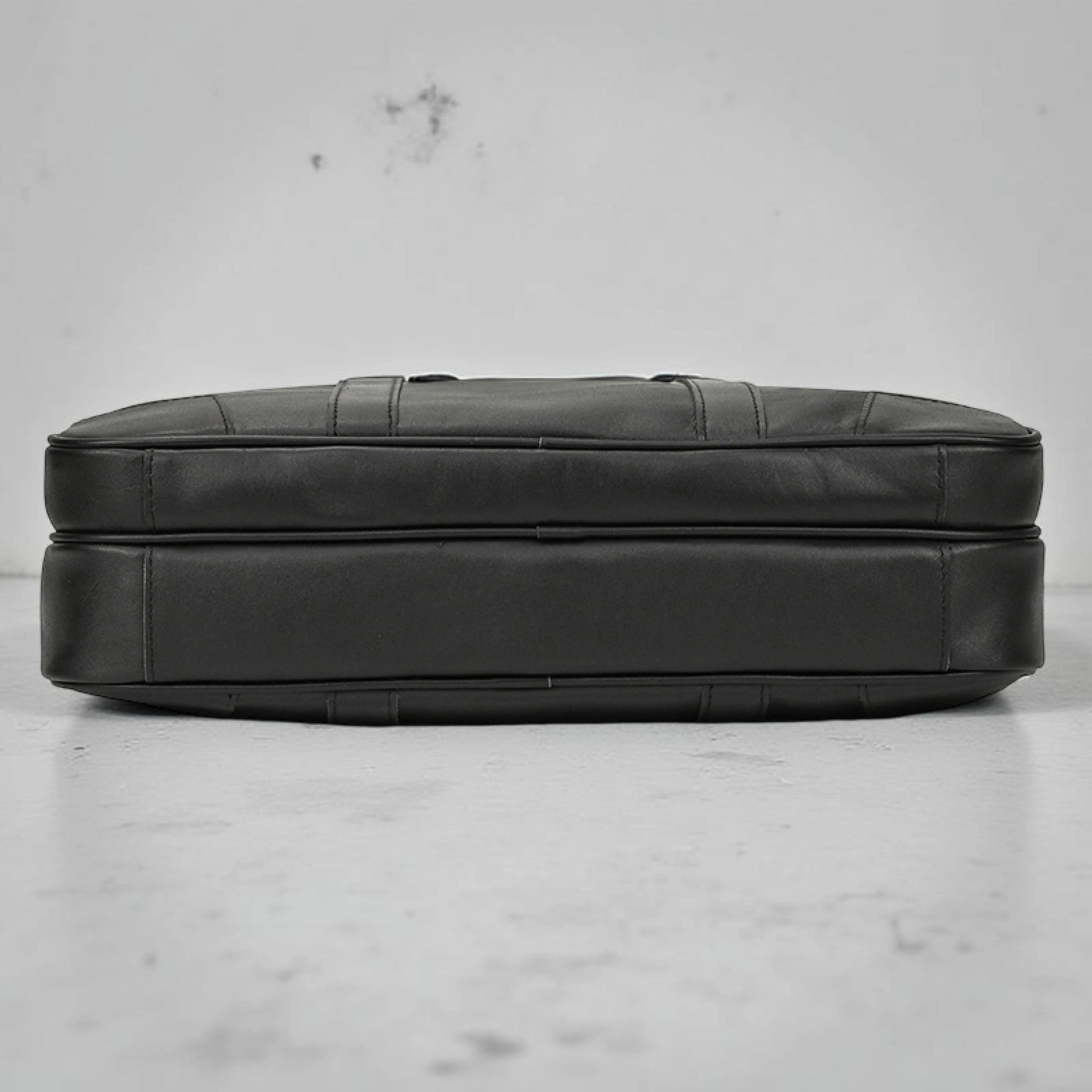 Leather Laptop Bag for Men - Mini Isaacare