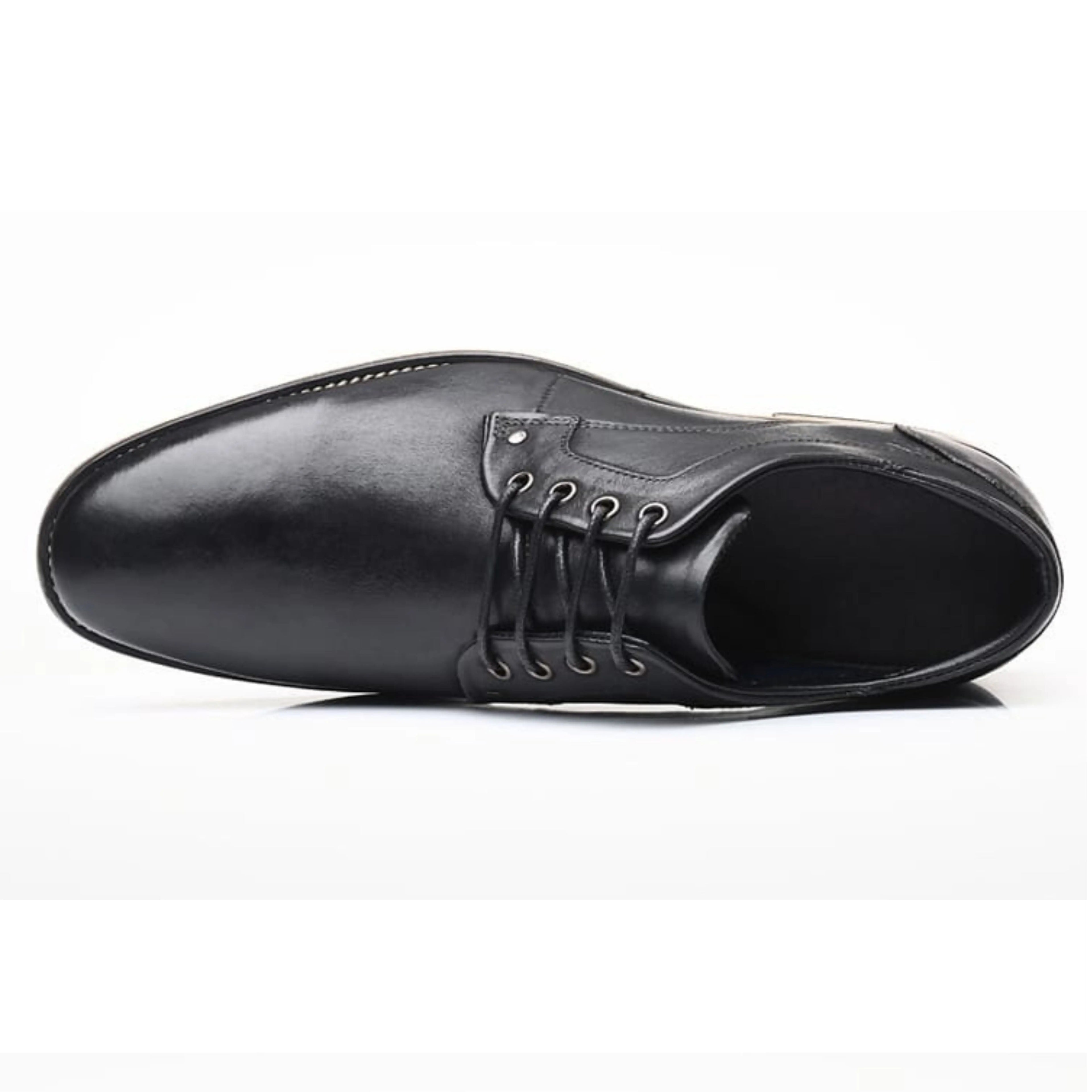 Men’s Genuine Leather Formal Shoes – Classic Oxford Dress Shoes for Business, Wedding & Office Wear, Handmade Premium Leather Footwear - Isaacare